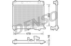 Chladič, chlazení motoru DENSO DRM50078