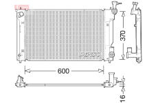 Chladič, chlazení motoru DENSO DRM50094