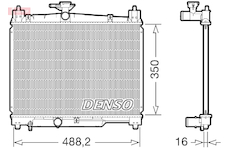Chladič, chlazení motoru DENSO DRM50101