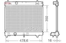 Chladič, chlazení motoru DENSO DRM50103