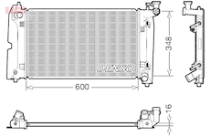 Chladič, chlazení motoru DENSO DRM50111