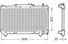 Chladič, chlazení motoru DENSO DRM50115