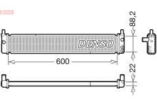 Chladič, chlazení motoru DENSO DRM50135