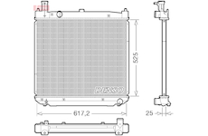 Chladič, chlazení motoru DENSO DRM50141