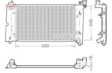 Chladič, chlazení motoru DENSO DRM50142