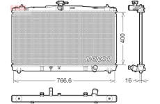 Chladič, chlazení motoru DENSO DRM50144