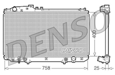 Chladič, chlazení motoru DENSO DRM51006