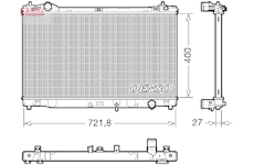 Chladič, chlazení motoru DENSO DRM51021
