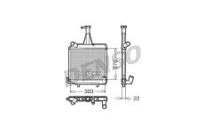 Chladič, chlazení motoru DENSO DRM99000