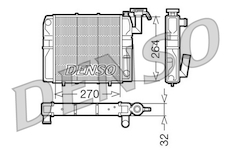 Chladič, chlazení motoru DENSO DRM99002