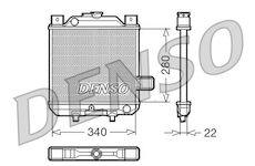 Chladič, chlazení motoru DENSO DRM99006