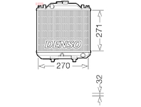 Chladič, chlazení motoru DENSO DRM99011