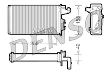 Výměník tepla, vnitřní vytápění DENSO DRR09010