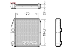 Výměník tepla, vnitřní vytápění DENSO DRR09101