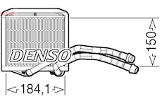 Výměník tepla, vnitřní vytápění DENSO DRR09102