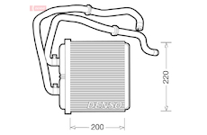 Výměník tepla, vnitřní vytápění DENSO DRR12003