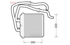 Výměník tepla, vnitřní vytápění DENSO DRR12003