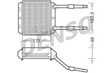 Výměník tepla, vnitřní vytápění DENSO DRR20001