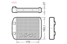 Výměník tepla, vnitřní vytápění DENSO DRR23021