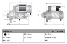 Startér DENSO DSN2111