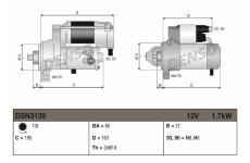 Startér DENSO DSN3139