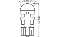 Zarovka, svetlo pro cteni (interier vozidla) OSRAM 2825DRP-2BL