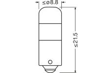 Zarovka, svetlo pro cteni (interier vozidla) OSRAM 3893DWP-2BL