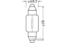 Zarovka, svetlo pro cteni (interier vozidla) OSRAM 6430