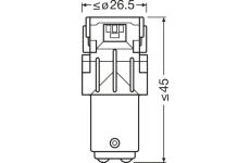 Žiarovka, denné svietenie/pozičné svetlo ams-OSRAM 7528DRP-2BL