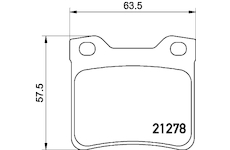 Sada brzdových destiček, kotoučová brzda MINTEX MDB1834