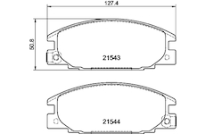 Sada brzdových destiček, kotoučová brzda MINTEX MDB1421