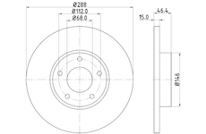 Brzdový kotouč MINTEX MDC770