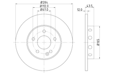 Brzdový kotouč MINTEX MDC806