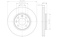 Brzdový kotouč MINTEX MDC1060