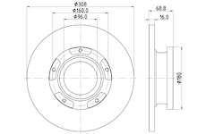 Brzdový kotouč MINTEX MDC2692