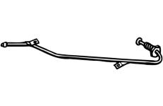 Tlakove potrubi, tlakovy senzor (filtr sazi a pevnych castic KLOKKERHOLM 000-055