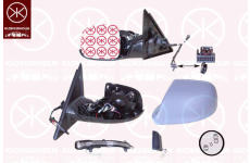 Vnější zpětné zrcátko KLOKKERHOLM 00391045