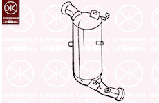 Filtr pevnych castic, vyfukovy system KLOKKERHOLM 097-132