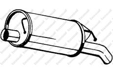 Zadní tlumič výfuku KLOKKERHOLM 105-137