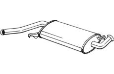 Střední tlumič výfuku KLOKKERHOLM 105-215