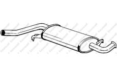 Střední tlumič výfuku KLOKKERHOLM 105-971