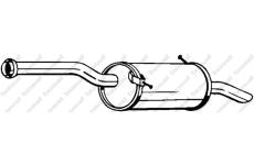 Zadní tlumič výfuku KLOKKERHOLM 135-101