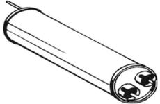 Střední tlumič výfuku KLOKKERHOLM 135-493