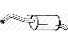 Zadní tlumič výfuku KLOKKERHOLM 145-143