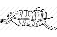 Zadní tlumič výfuku KLOKKERHOLM 148-045
