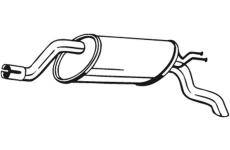 Zadní tlumič výfuku KLOKKERHOLM 148-195