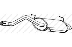 Zadní tlumič výfuku KLOKKERHOLM 154-191