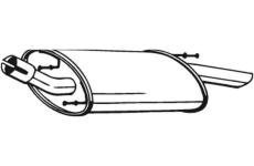 Zadní tlumič výfuku KLOKKERHOLM 154-377