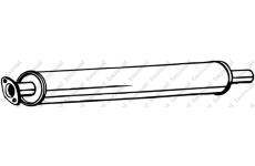 Predni tlumic vyfuku KLOKKERHOLM 154-421