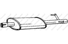 Střední tlumič výfuku KLOKKERHOLM 175-413